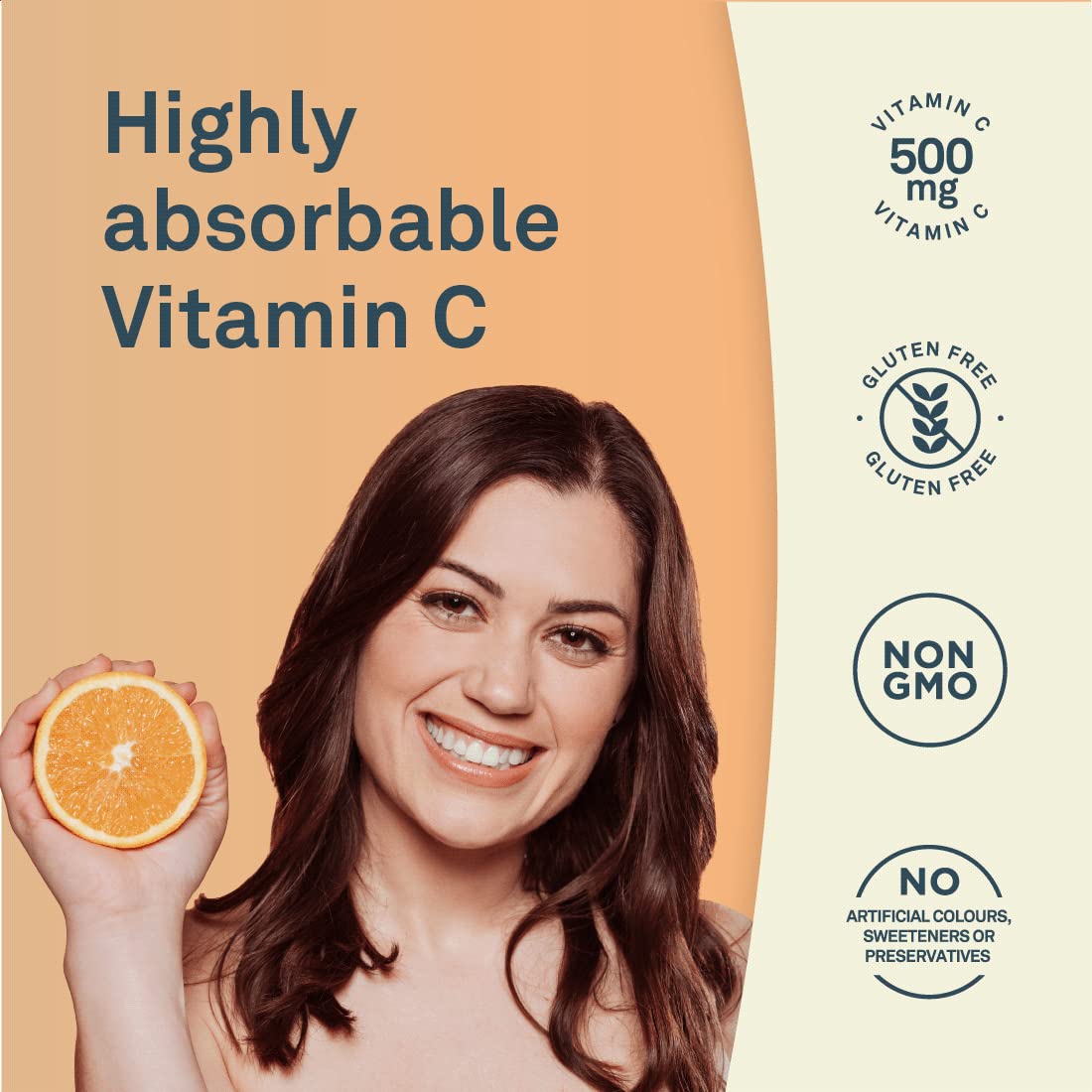 Organika Liposomal Vitamin C 500mg- High Absoprtion for Superior Bioavailability, Immunity- 60vcaps & Magnesium Bisglycinate - 200mg, High Absorption, Muscle Recovery, Heart Support, 120vcaps