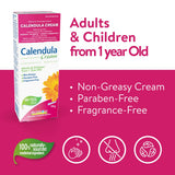 Boiron Calendula Cream for First Aid, Topical Cream for Irritated Skin, Non-Greasy, Paraben-Free, Fragrance-Free, 70g