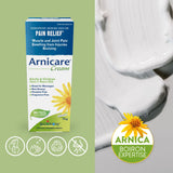 Boiron Arnicare Cream for Pain Relief, Muscle Pain and Joint Pain Relief, Swelling from injuries, Bruise & Bruising, from Natural Sourced Plants Including Arnica Montana, 70g