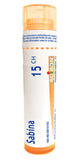 Boiron Sabina 15ch,Homeopathic medicine. Each tube contains 4 g (approximately 80 pellets)