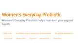 Orange Naturals - Women's Everyday Probiotic, 30 Veg Caps 30-Day Supply - Helps Restore & Maintain Healthy Vaginal Flora, Urinary Care - Probiotic Supplement with Lactobacillus Acidophilus & Rhamnosus