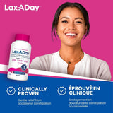 LAX-A-Day Powder Laxative - No Taste, No Grit, No Sugar - Clinically Proven Relief of Occasional Constipation (30 Doses, 510g)