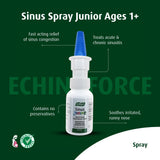 A.Vogel Sinus Junior Nasal Spray 20 ml - Natural Sinus Spray for Kids – Ages 1+