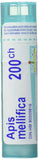 Boiron Apis mellifica 200ch,Homeopathic medicine. Each tube contains 4 g (approximately 80 pellets)