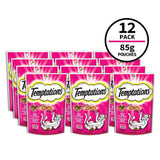 TEMPTATIONS Cat Treats, Hearty Beef Flavour, 85g (12 Pack)