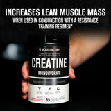 Jacked Factory Creatine Monohydrate Powder 586.5g - Canadian-Owned Informed Choice Certified Supplement for Increased Muscle Mass, Improved Strength, and Performance* - 85 Servings, Cherry Limeade