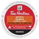 Tim Hortons Maple Coffee, Single Serve Keurig K-Cup Pods, Flavoured Medium Roast, 12 Count (Pack of 2)