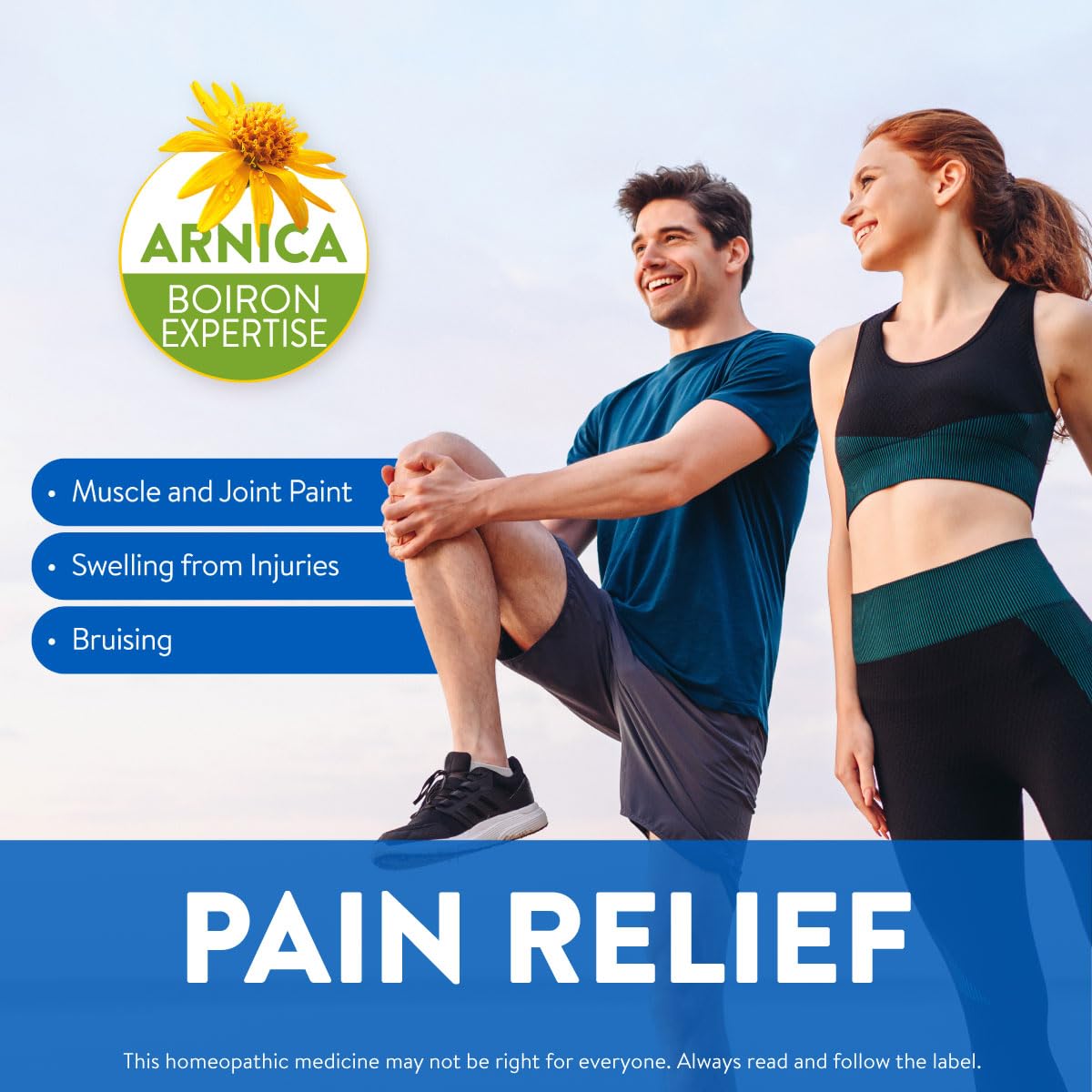 Boiron Arnicare Gel 75g for Pain Relief. Arnicare Gel for the relief of muscle pain and joint pain. Eases resorption of bruises and inflammatory oedema caused by falls, blows, blunt injury or surgery.