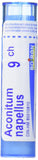 Boiron Aconitum napellus 9ch,Homeopathic medicine. Each tube contains 4 g (approximately 80 pellets)