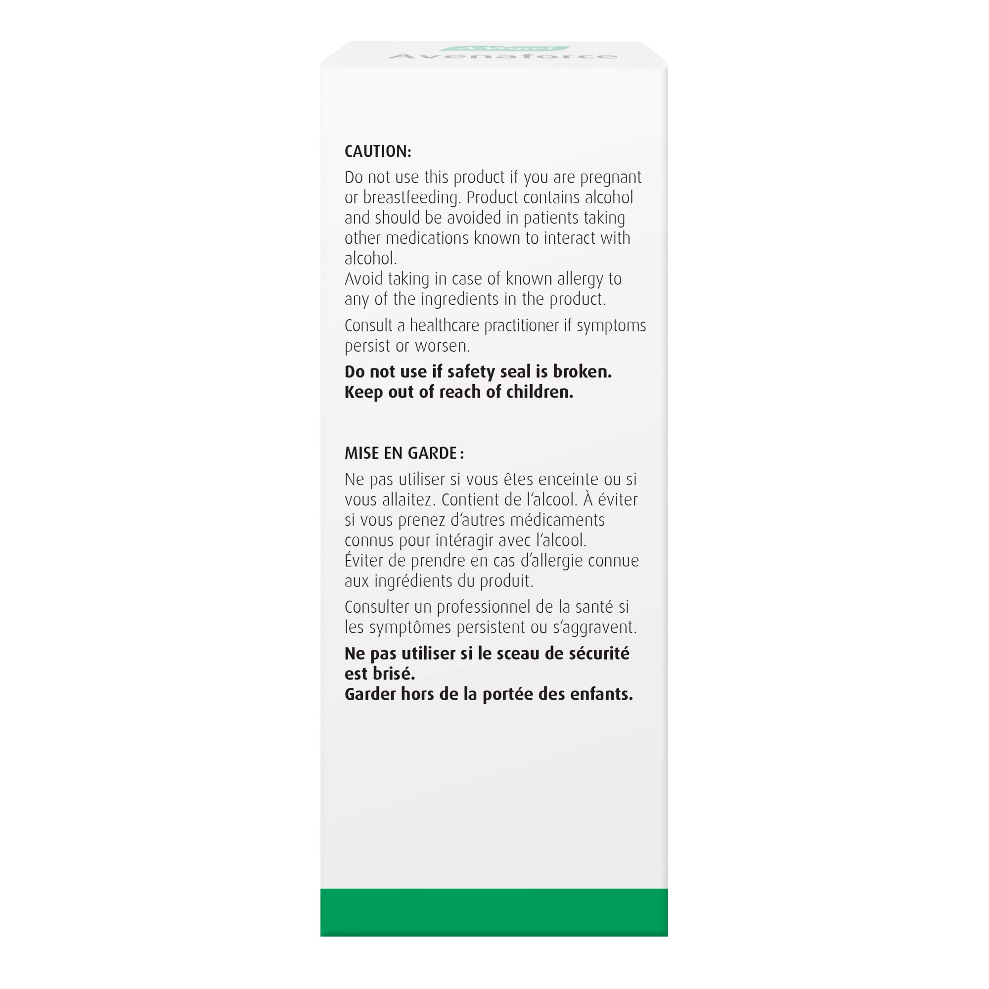 A.Vogel Avenaforce Fresh Avena Sativa Antioxidant Extract – High-Potency Antioxidant Supplement with 783 mg Fresh Oat Herb per ml – Sugar-Free, Gluten-Free, Lactose-Free, Supports Oxidative Damage Defense – 50ml