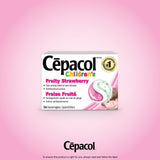 Cepacol Children's Fruity Strawberry, Sore Throat lozenges 36 count