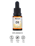 Orange Naturals - Kids Vitamin D3 Drops 400IU Liquid, 15ml 450-Servings - Natural Orange Flavour - Cholecalciferol Vitamin D3 Liquid Drops for Kids - Bone Health, Teeth Health & Immune System Support