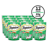 TEMPTATIONS Cat Treats, Seafood Medley Flavour, 85g (12 Pack)