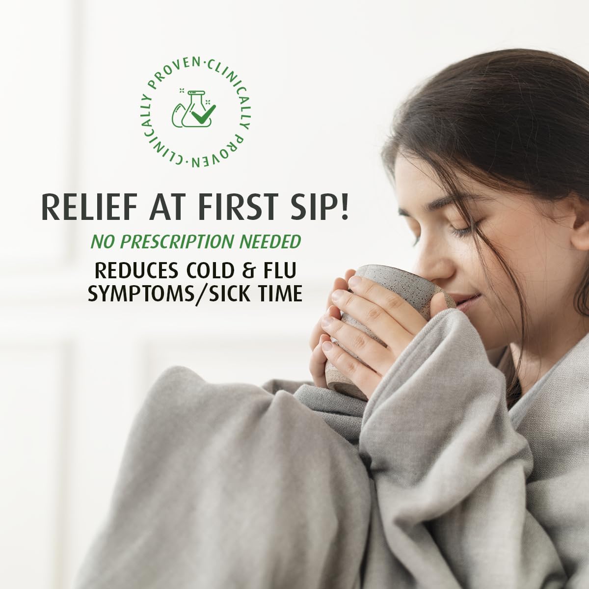 A.Vogel Echinaforce Extra Hot Drink with Elderberry and Echinacea - Extra-Strength Formula - Relieves Common Cold and Flu Symptoms - Immune booster - Children 2+ - 100 mL
