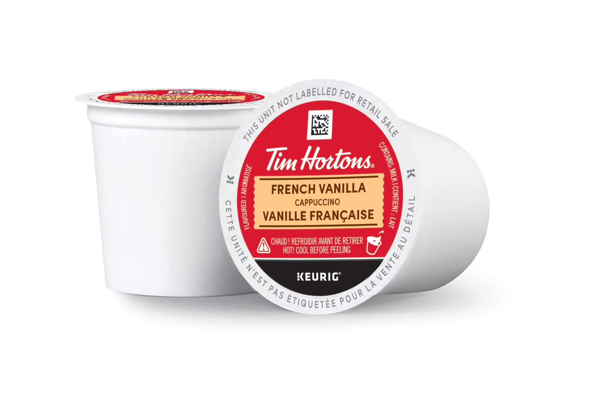 Tim Hortons French Vanilla Cappuccino, Single Serve Keurig K-Cup Pods, 10 Count (Pack of 2)
