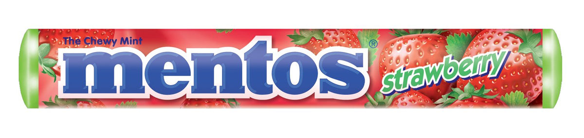 Mentos Strawberry Rolls, 1.32oz. (360 count)