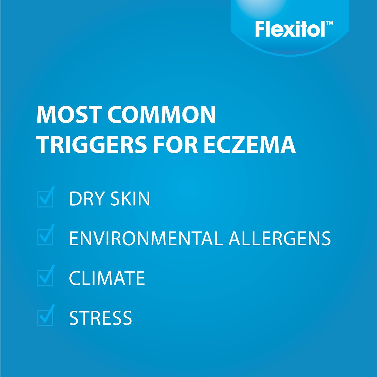 Flexitol Eczema & Dermatitis Cream - Over the Counter Treatment for Eczema, Dermatitis, and Dry Skin, Soothing Moisturiser for Face & Body, Best Cream for Eczema Relief (56g)