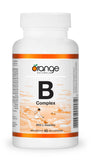 Orange Naturals - B-Complex with L-Theanine, 45 Capsules 45-Day Supply - Coenzyme B Complex Vitamins Supplement - Full Spectrum of B Vitamin - Improve Energy, Sleep and Promote Mental Relaxation