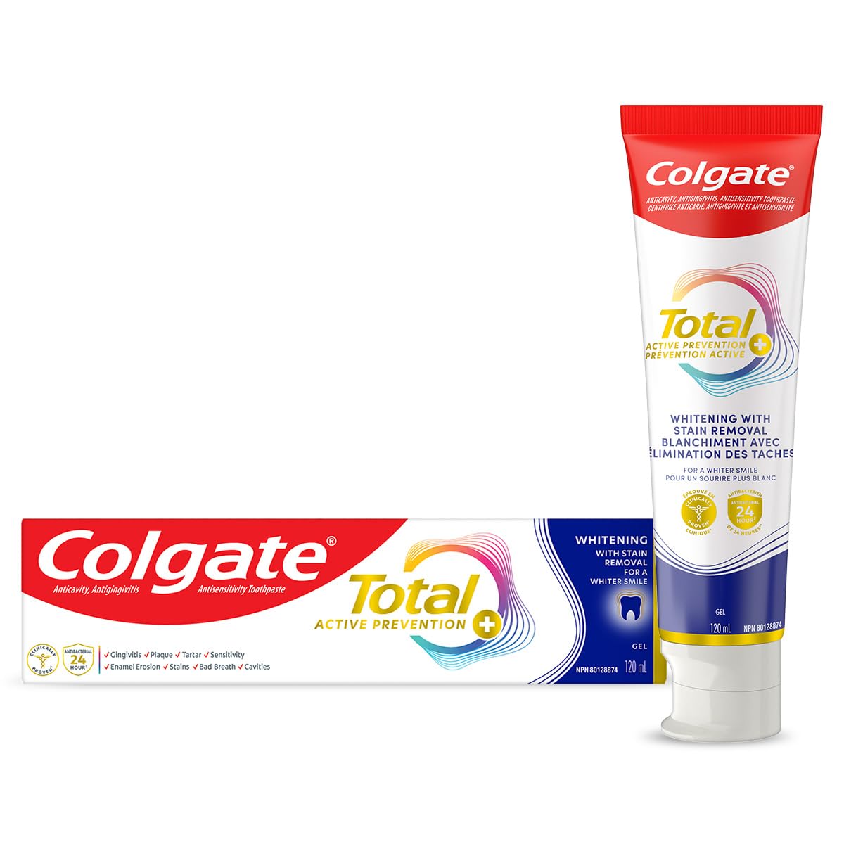 Colgate Total Advanced Health Toothpaste, Whitening, 120mL