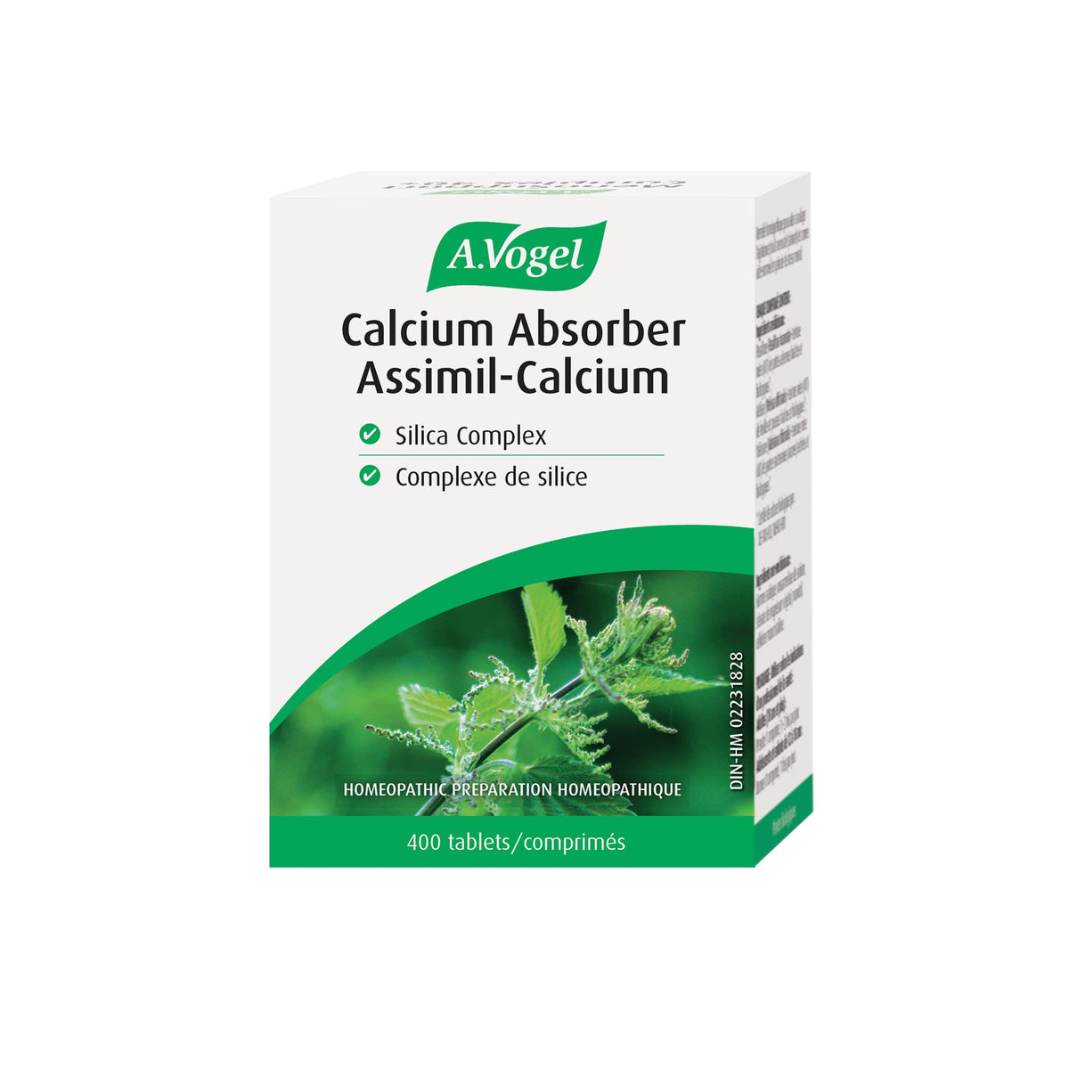 A.Vogel Calcium Absorber Homeopathic Remedy for Growing Pain, and Osteoporosis Relief - Stinging Nettle Herb with Silicea, Calcium, Sodium Salts for Brittle Hair and Nails Support