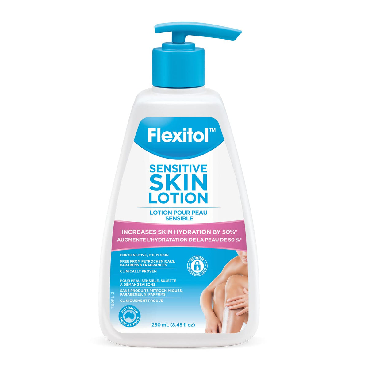 Flexitol Sensitive Skin Lotion - Best Moisturiser for Sensitive Skin, Nourishing Lotion for Face & Body, Hydrating & Soothing Lotion for Dry, Irritated Skin (250ml)