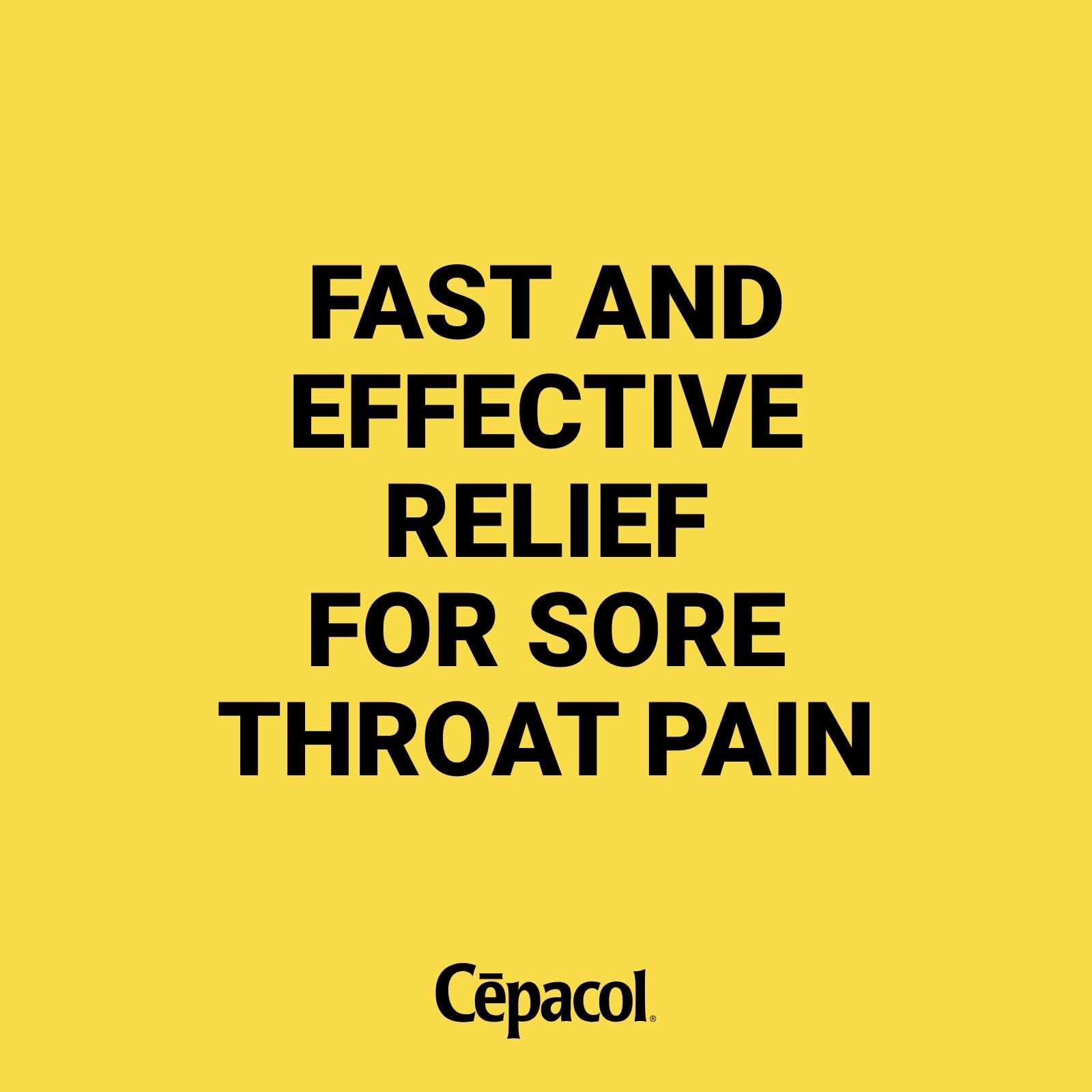 Cepacol Sensations, Fast and Effective Relief for Sore Throats, Blocked Nose, 16 Count