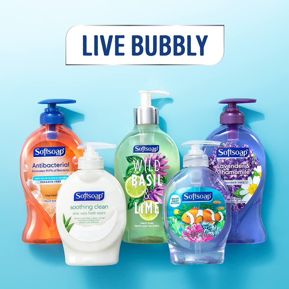 Softsoap Antibacterial Liquid Hand Soap Refill - Aquarium Series - Fresh Scent- Moisturizing Hand Wash, Savon a Main, Dermatologically Tested, for Soft Smooth Skin, 1.47 Liters (Pack of 1) (Packaging May Vary)
