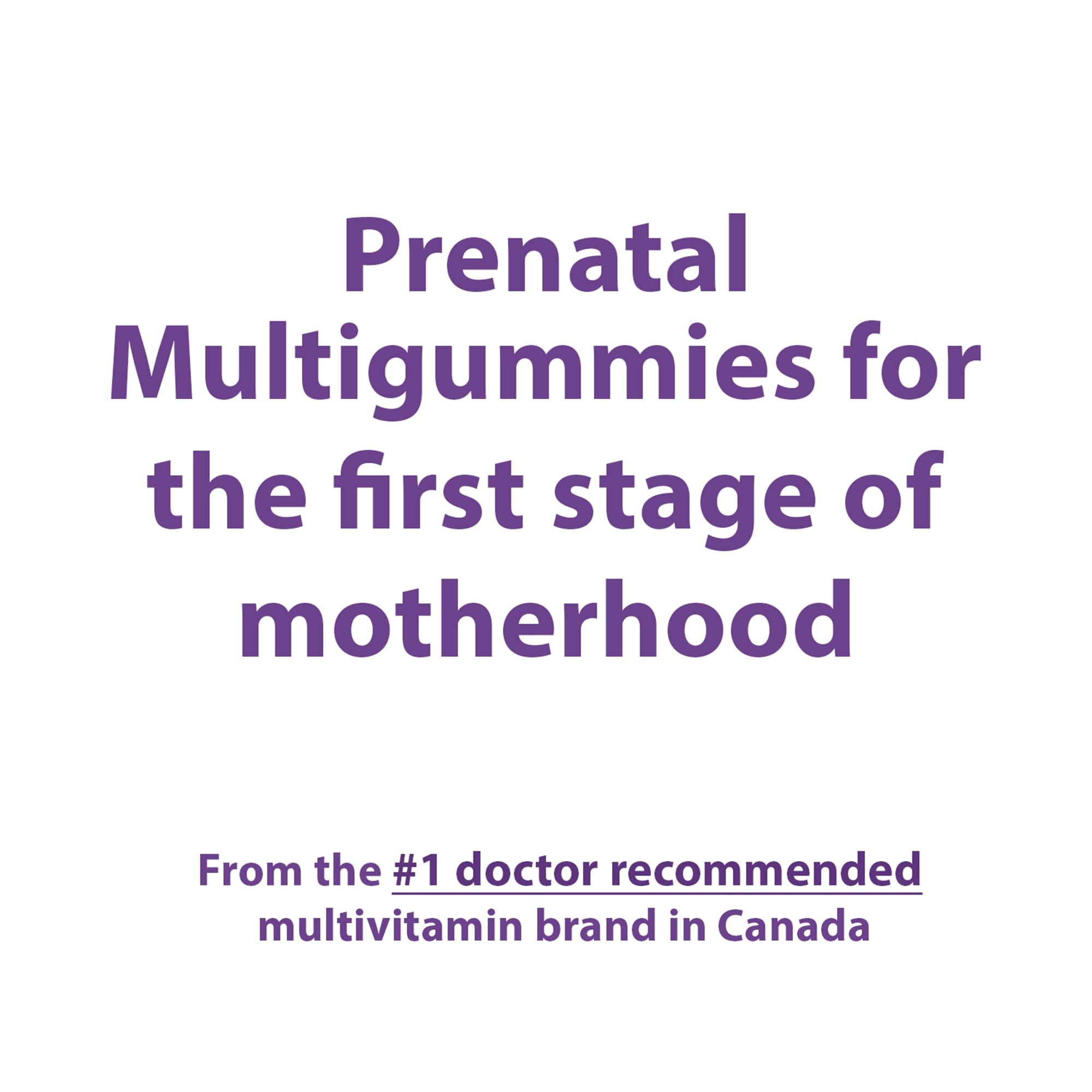 Centrum Prenatal Multigummies with DHA and Folic Acid, Postpartum Multivitamin and Mineral Supplement, 60 count, 30 day supply.