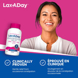 LAX-A-Day Powder Laxative - No Taste, No Grit, No Sugar - Clinically Proven Relief of Occasional Constipation (60 Doses, 1020g)