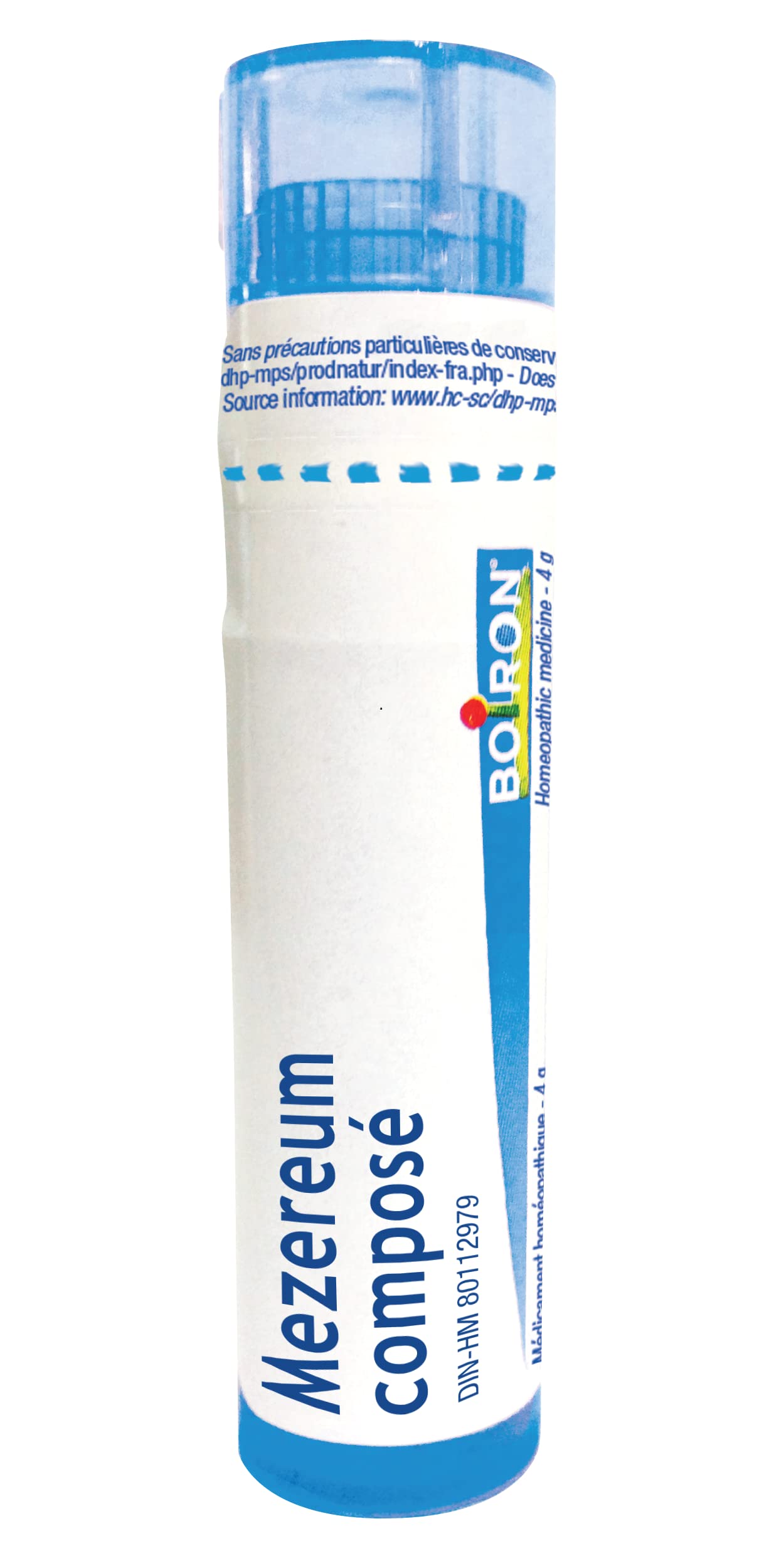 Boiron Mezereum Compose, Homeopathic medicine for the relief of cold sores. 3 Tubes