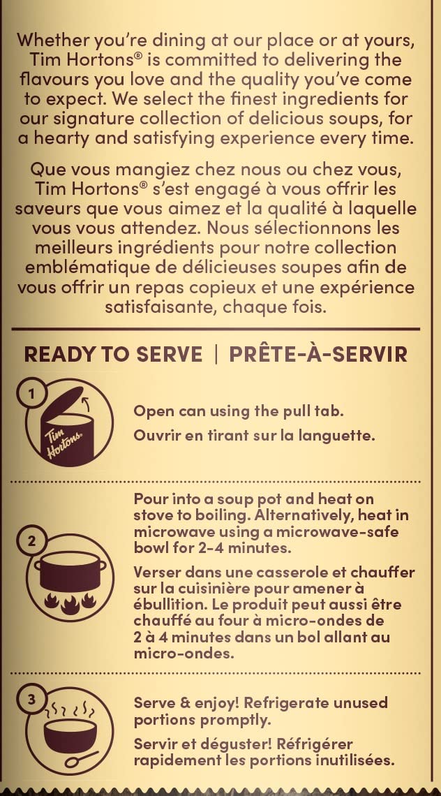 Tim Hortons Butternut Squash Soup, Ready-to-Serve, 540mL Can