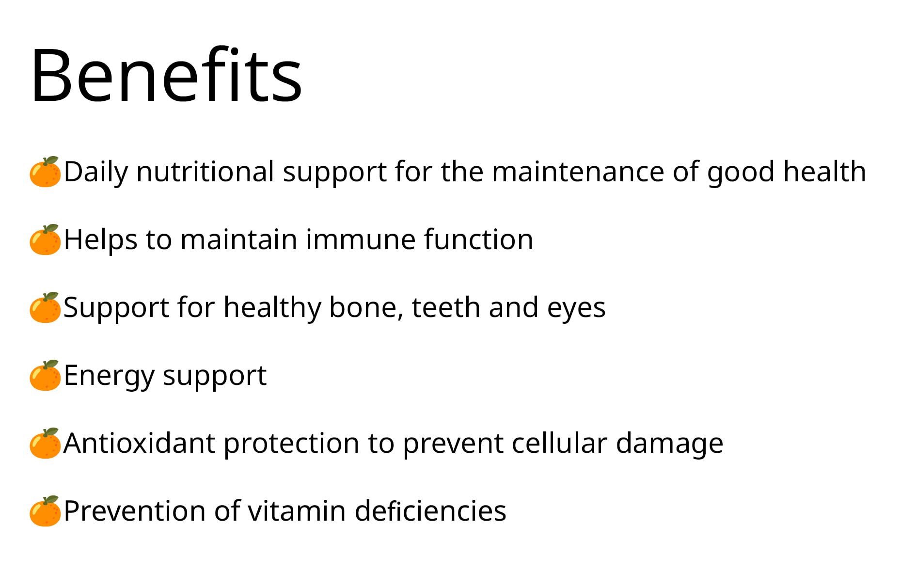 Orange Naturals - Everyday Multi, 60 Capsules 30-Day Supply - Multivitamin for Immune Support Supplement - Multi Antioxidant Supplement - Healthy Bones, Healthy Teeth, Eye Health and Energy Support