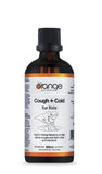 Orange Naturals - Cough and Cold for Kids 100 ml Liquid Tincture 40-Servings - Vegan, Gluten and Dairy-Free - Help Relieve Coughs and Fight Colds, Catarrhs, Bronchitis and Congestion