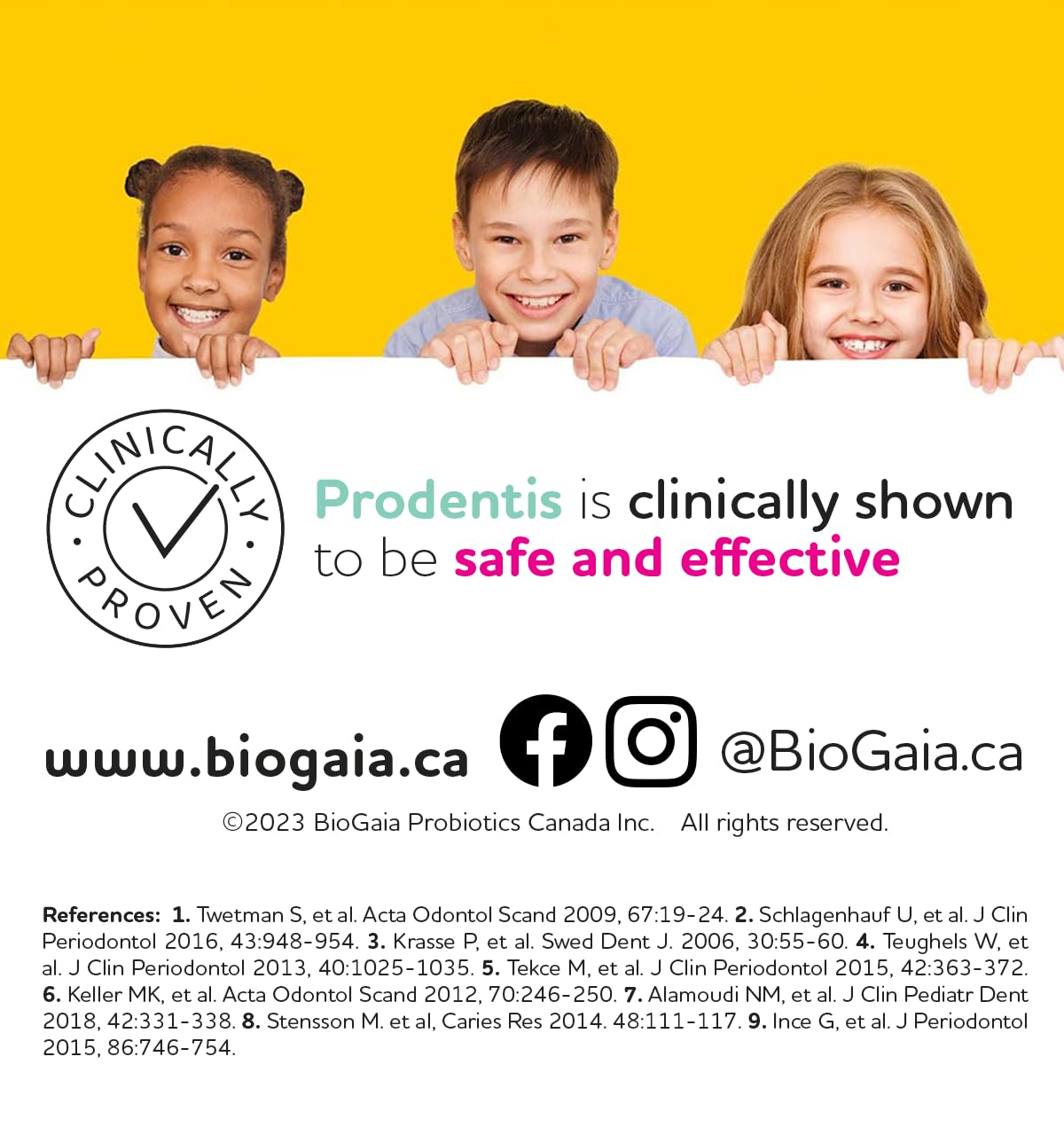 BioGaia Prodentis Apple | for Adults & Kids | Clinically Proven Dental Probiotics for Teeth and Gums | Promotes Good Oral Health & Gut Health Too | Oral Probiotics | 30 Apple-Flavored Lozenges
