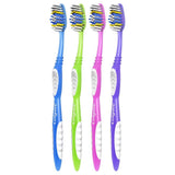 Colgate Soft Toothbrush Value 24 Pack - Extra Clean with Circular Power Soft Bristles, Grip Handle, 4 Toothbrushes, Multicoloured