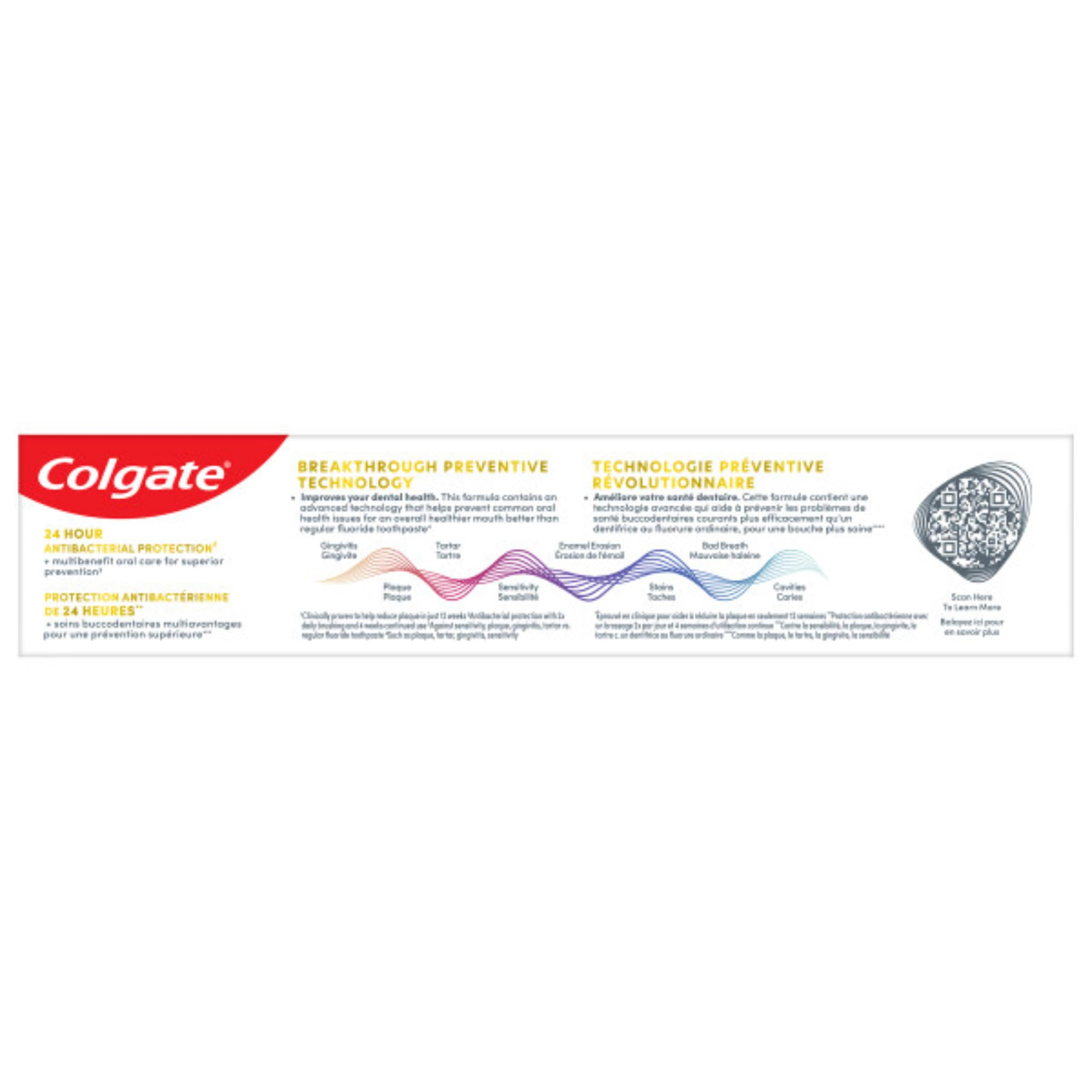 Colgate Total Toothpaste, Clean Mint, 3 X 120 ml