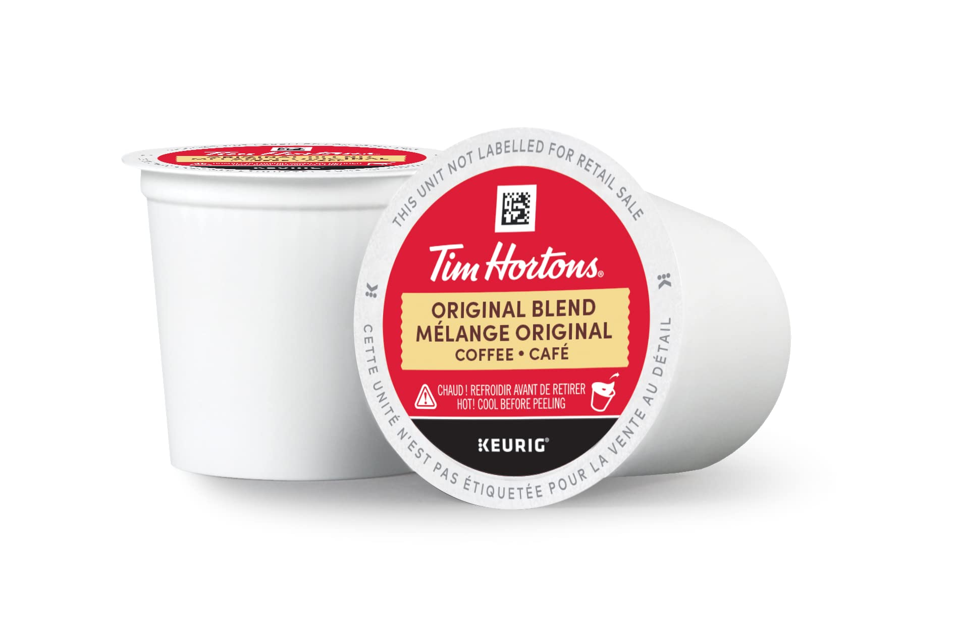 Tim Hortons Original Blend Coffee, Single Serve K-Cup Pods, Medium Roast, 30ct Pack (Pack of 2)