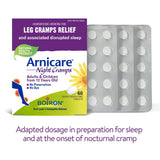 Boiron Arnicare Night Cramps Homeopathic Medicine for Temporary Relief of Cramps and Spasms in Legs, Calves, Feet, Hands and Associated Disrupted Sleep, Quick Dissolving Tablets, 60quick dissolving tablets