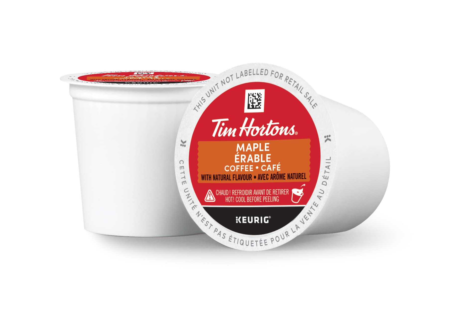 Tim Hortons Maple Coffee, Single Serve Keurig K-Cup Pods, Flavoured Medium Roast, 12 Count