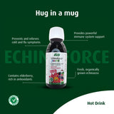 A.Vogel Echinaforce Junior Extra Hot Drink with Elderberry and Echinacea - Extra-Strength Formula - Relieves Common Cold and Flu Symptoms - Immune booster - Children 2+ - 100 mL
