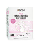 Orange Naturals Kids Probiotics 30 Chewable Tablets 30-Day Supply - Tasty Berry Flavor, 5 Billion Live Cultures with Vitamins A, C & D3, Daily Support for Growing Children, Balanced Digestion, Ages 3+