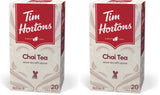Tim Hortons Chai Tea Bags, 20 Count, 54g | 1.9oz (Pack of 2)