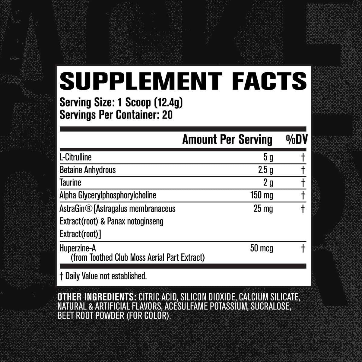 Pumpsurge Caffeine Free Preworkout for Men & Women - Stim Free Pre Workout Powder, Nitric Oxide Pump Pre Workout, & Nootropic Supplement - Intense Pumps, Laser Focus - 20 Servings, Strawberry Lemonade