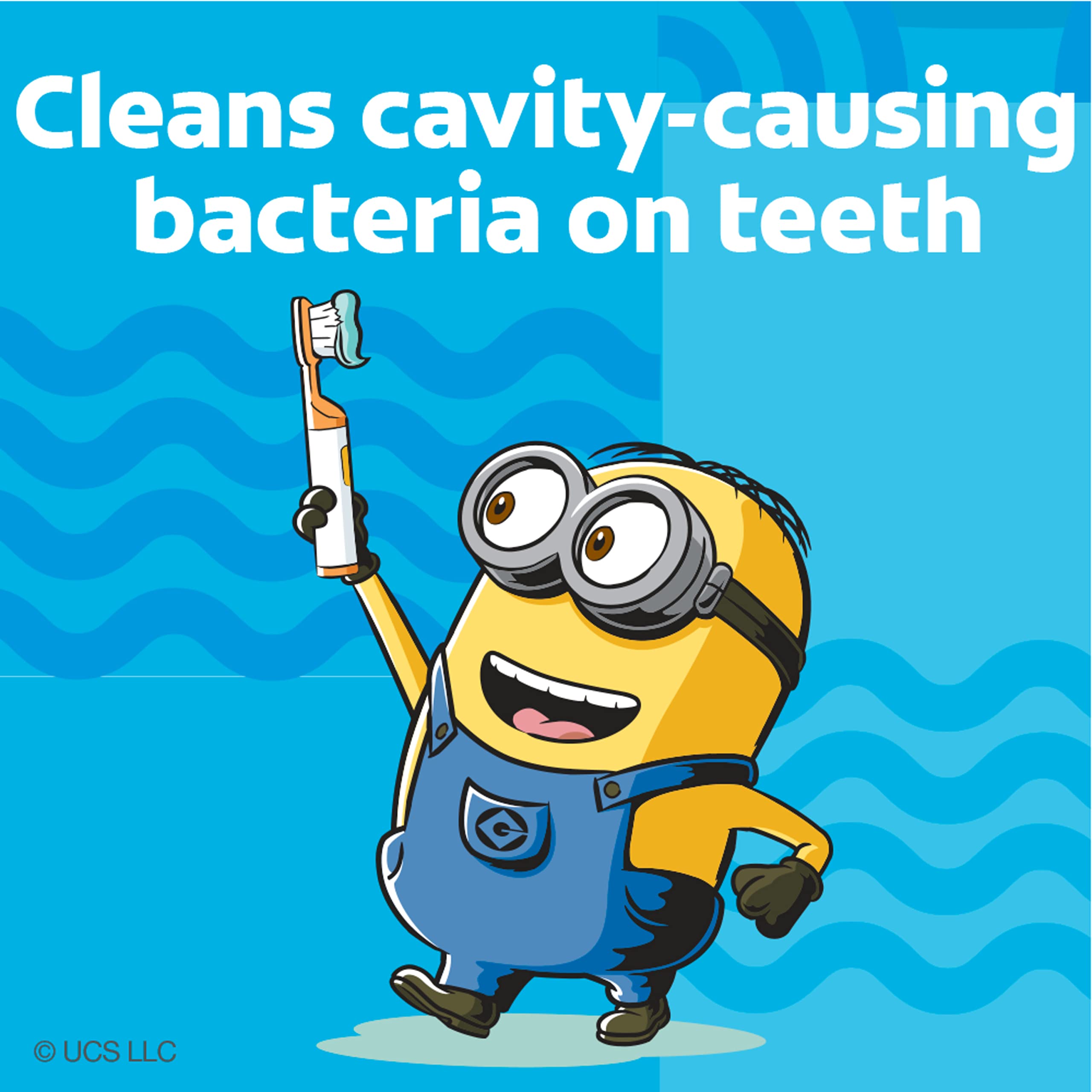 Colgate, Kids Battery Powered Toothbrush Minions Extra Soft Bristles, 1 Count, Color May Vary (Pack of 2)