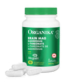 Organika Brain Mag- Magtein Magnesium L-Threonate with Vitamin C and D3 - Supports Cognitive Function, Clinically Studied, 900mg of Magnesium - 90vcaps