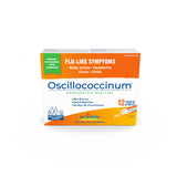 Boiron Oscillococcinum 12 doses Homeopathic Medicine for Flu-like Symptoms; Reduces the duration of flu-like symptoms such as body aches headaches fever and chills; Kosher