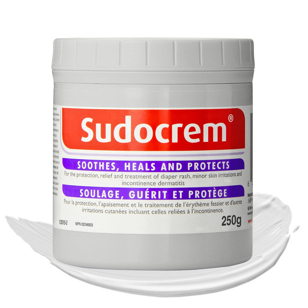 Sudocrem - Diaper Rash Cream for Baby, Soothes, Heals, and Protects, Relief and Treatment of Diaper Rash, Zinc Oxide Cream - 250g