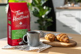 Tim Hortons Decaf, Fine Grind Coffee, Medium Roast, Made with 100% Arabica Beans, 652g Bag