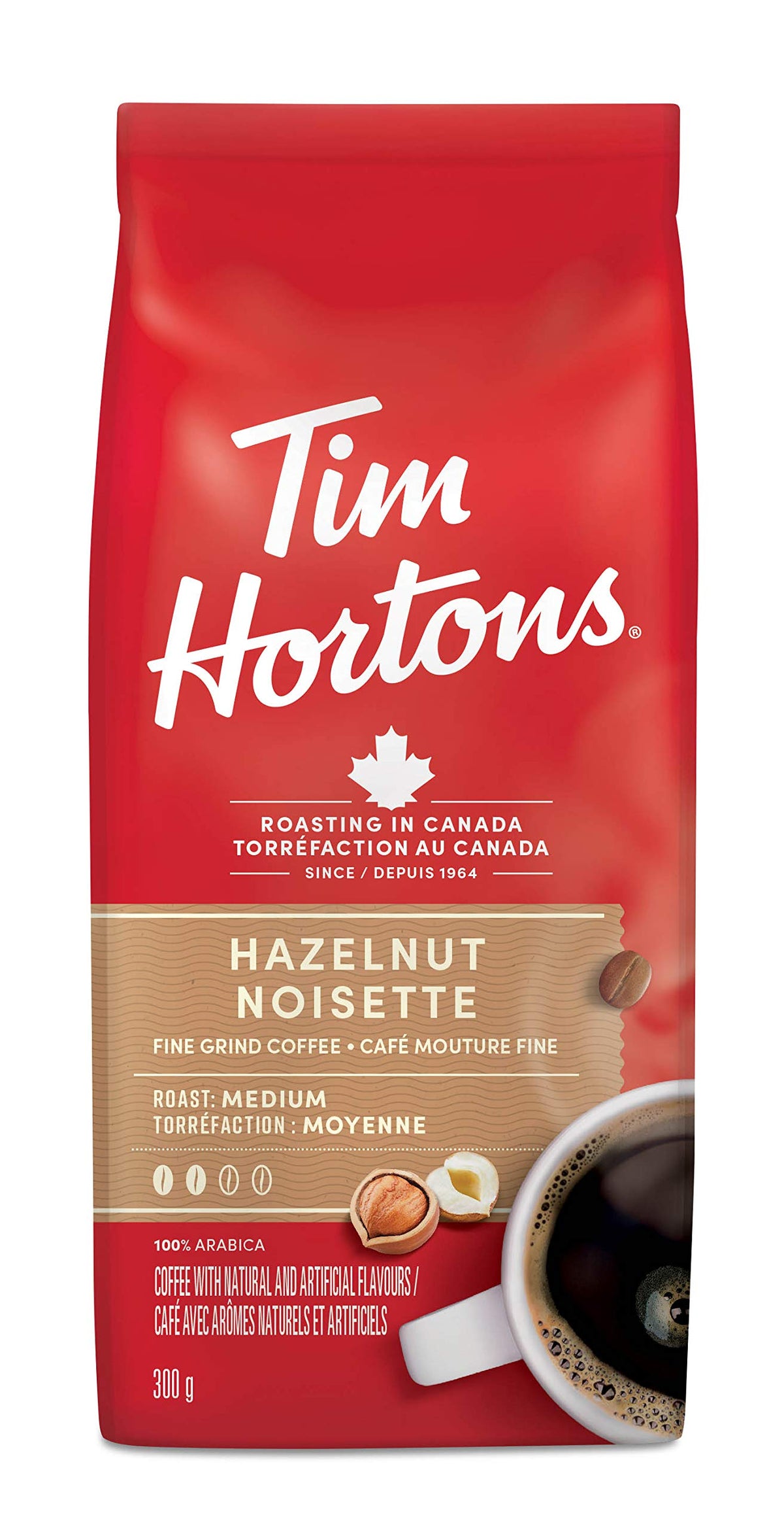 Tim Horton's Hazelnut Coffee, 300 Grams