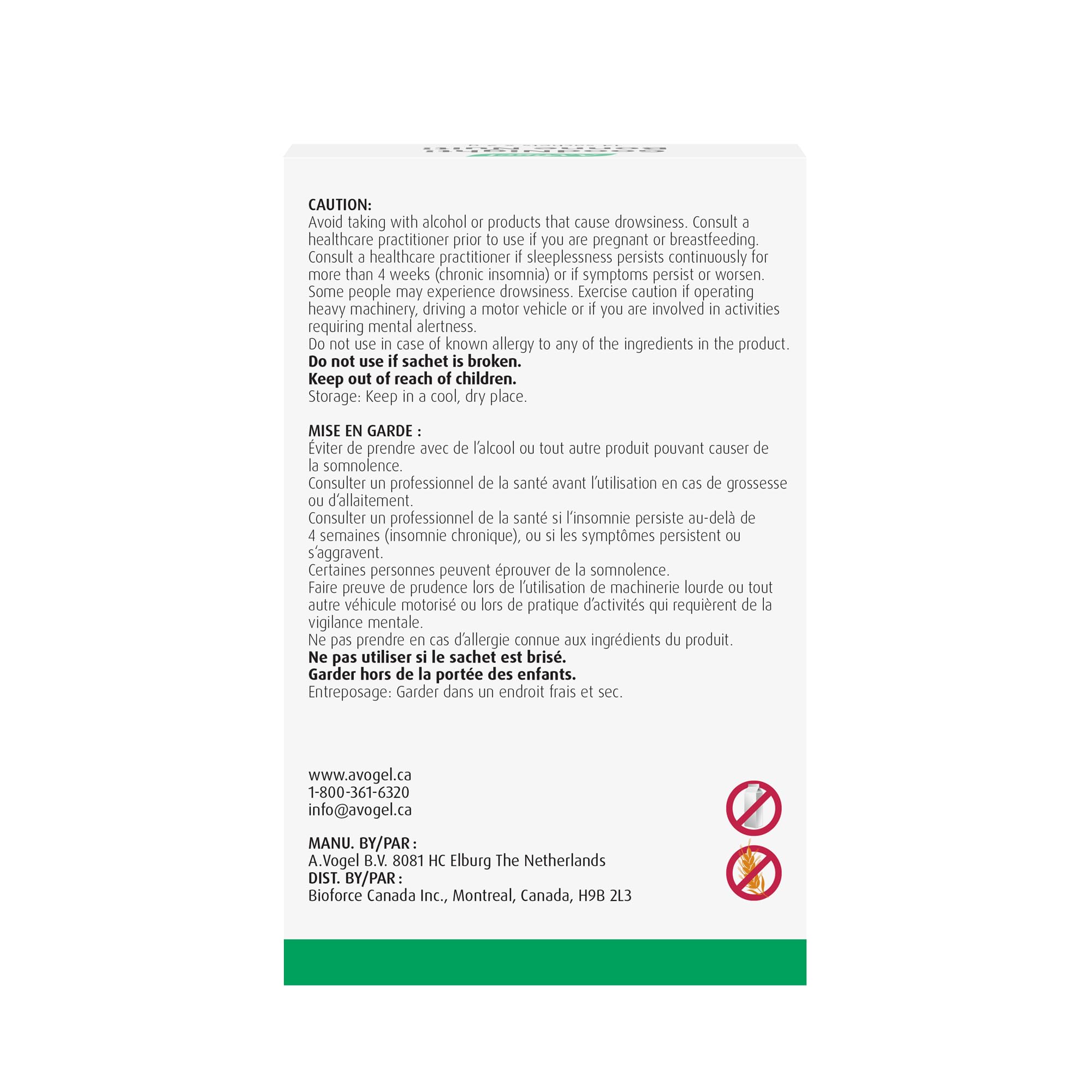A.Vogel Goodnight! Organic Natural Sleep Aid with Lemon Balm, Lactuca Sativa, L-Tryptophan and Magnesium - Non-Habit Forming Granules for Fast-Acting Restful Sleep 14 x 2g Sachets